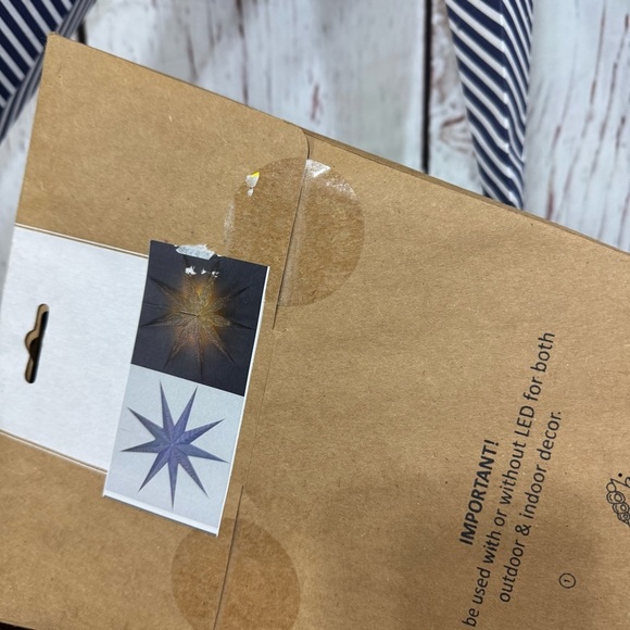 Americana Paper Star 9 point Really Huge Paper Star Decor 43” Perfect For july 4 - Picture 5 of 15